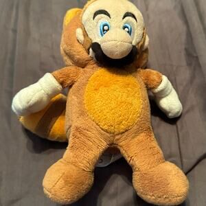 Authentic Little Buddy SUPER MARIO 3D Land 9” Tanooki Mario Plush